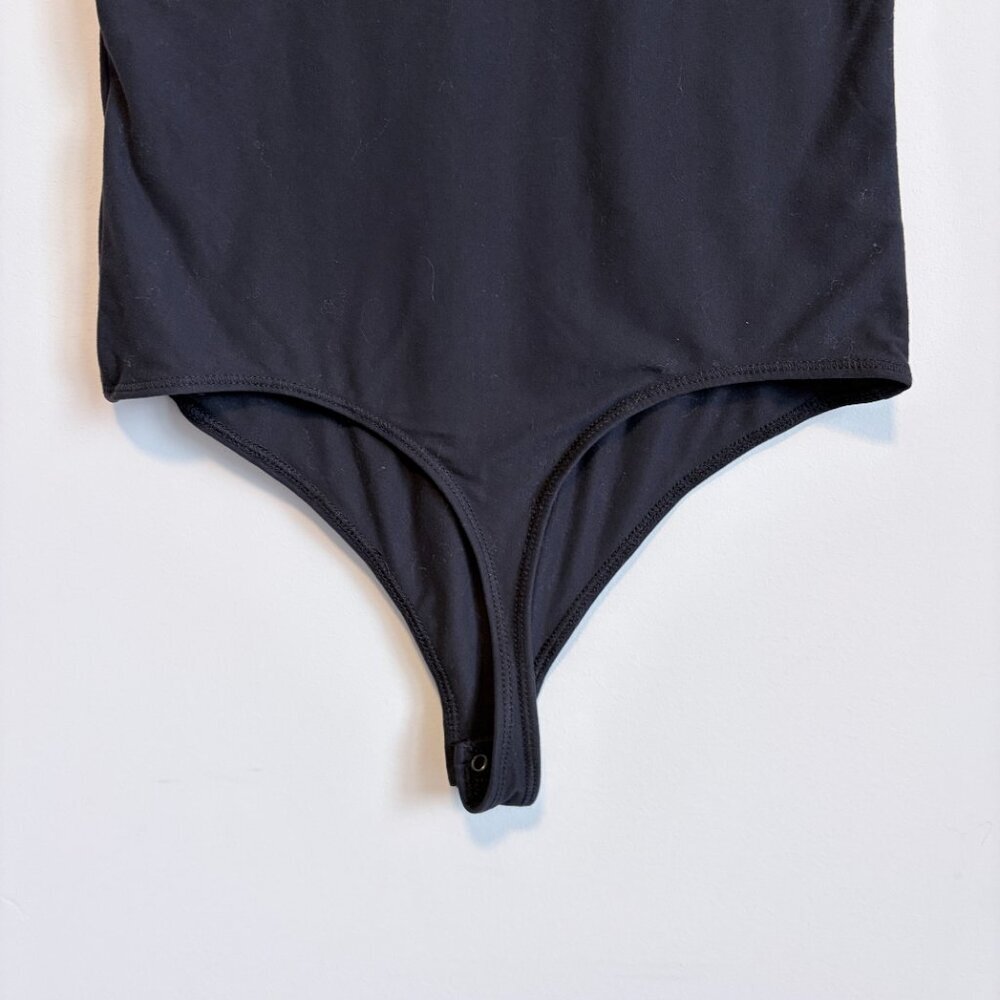 Abercrombie & Fitch Bodysuit Short Sleeve Elevated Basic Staple Black Size XS - Picture 5 of 9